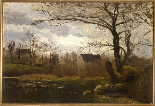 Lo stagno di Montfoucault - Camille Pissarro