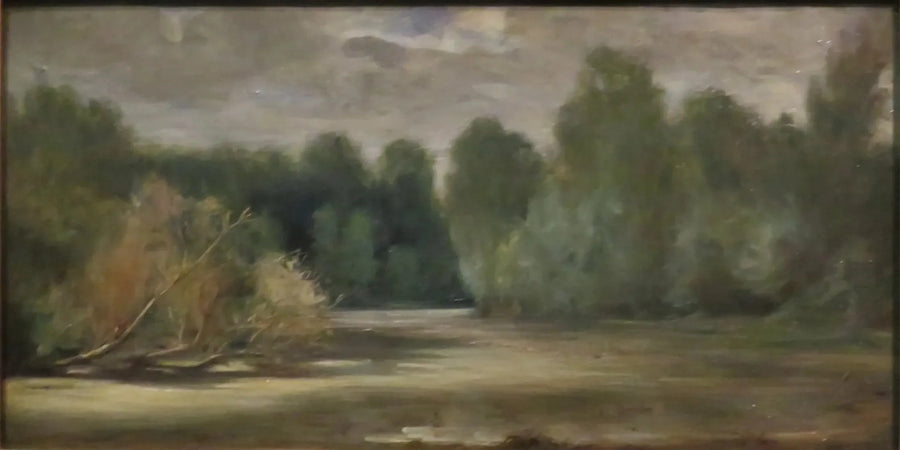 Lo stagno, vicino al Louroux - Eugène Delacroix