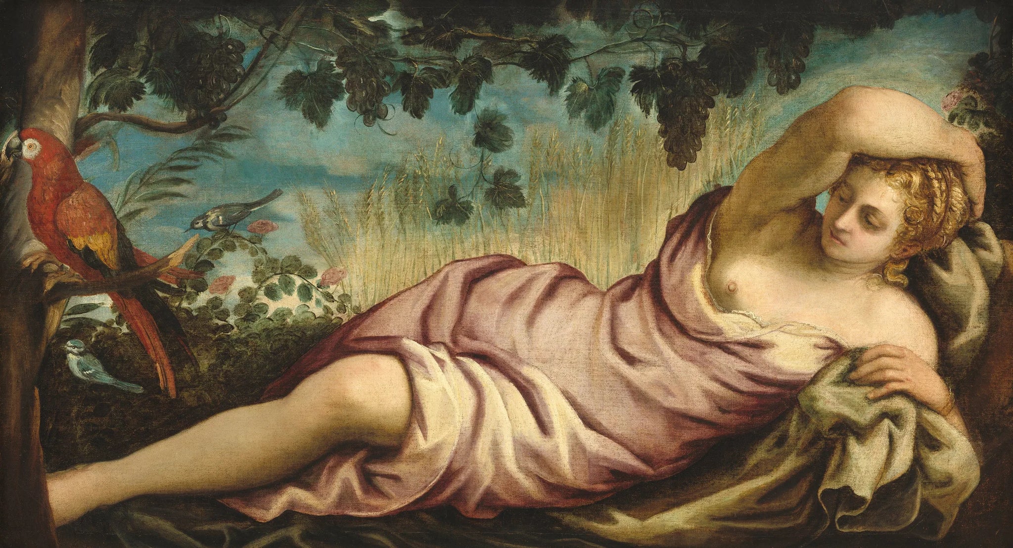L'Été - Jacopo Tintoretto image 1 reproduction de peinture à l’huile