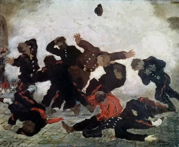 L'esplosione - Édouard Manet
