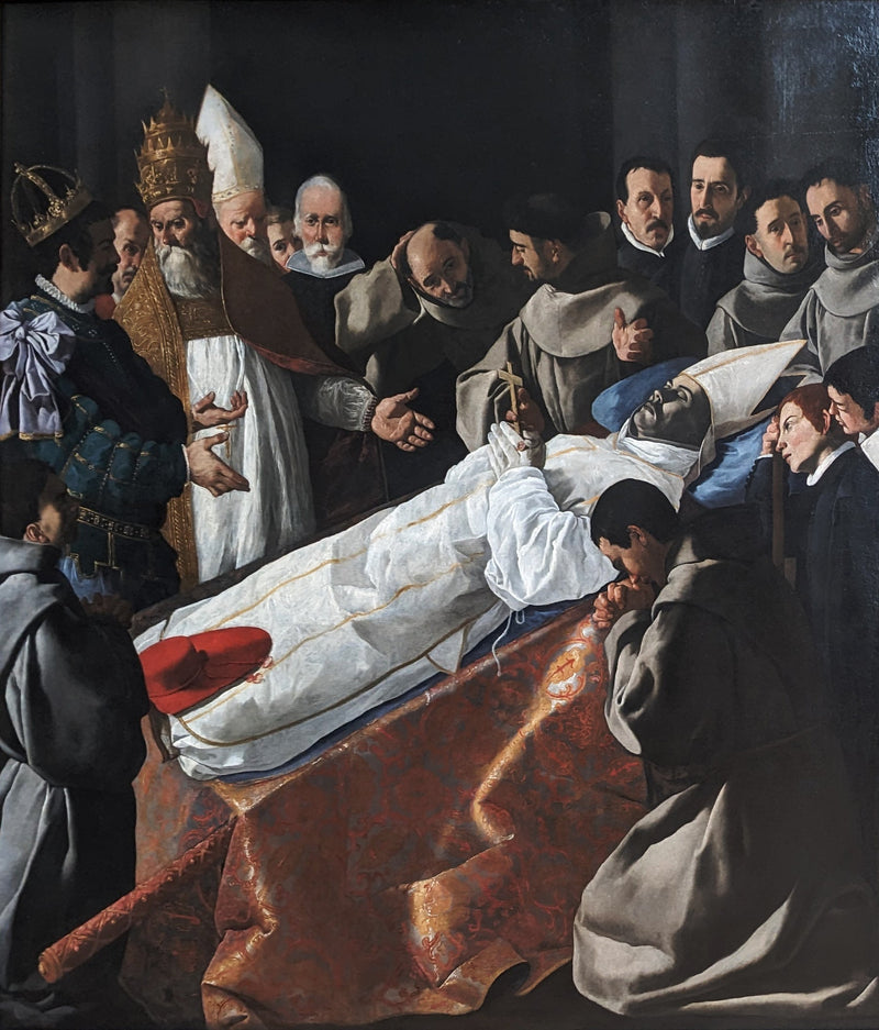 L'Esposizione del corpo di San Bonaventura - Francisco de Zurbarán