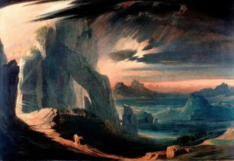 L'espulsione di Adamo ed Eva dal Paradiso - John Martin