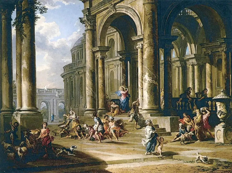 L'espulsione dei cambiamonete dal Tempio - Giovanni Paolo Panini