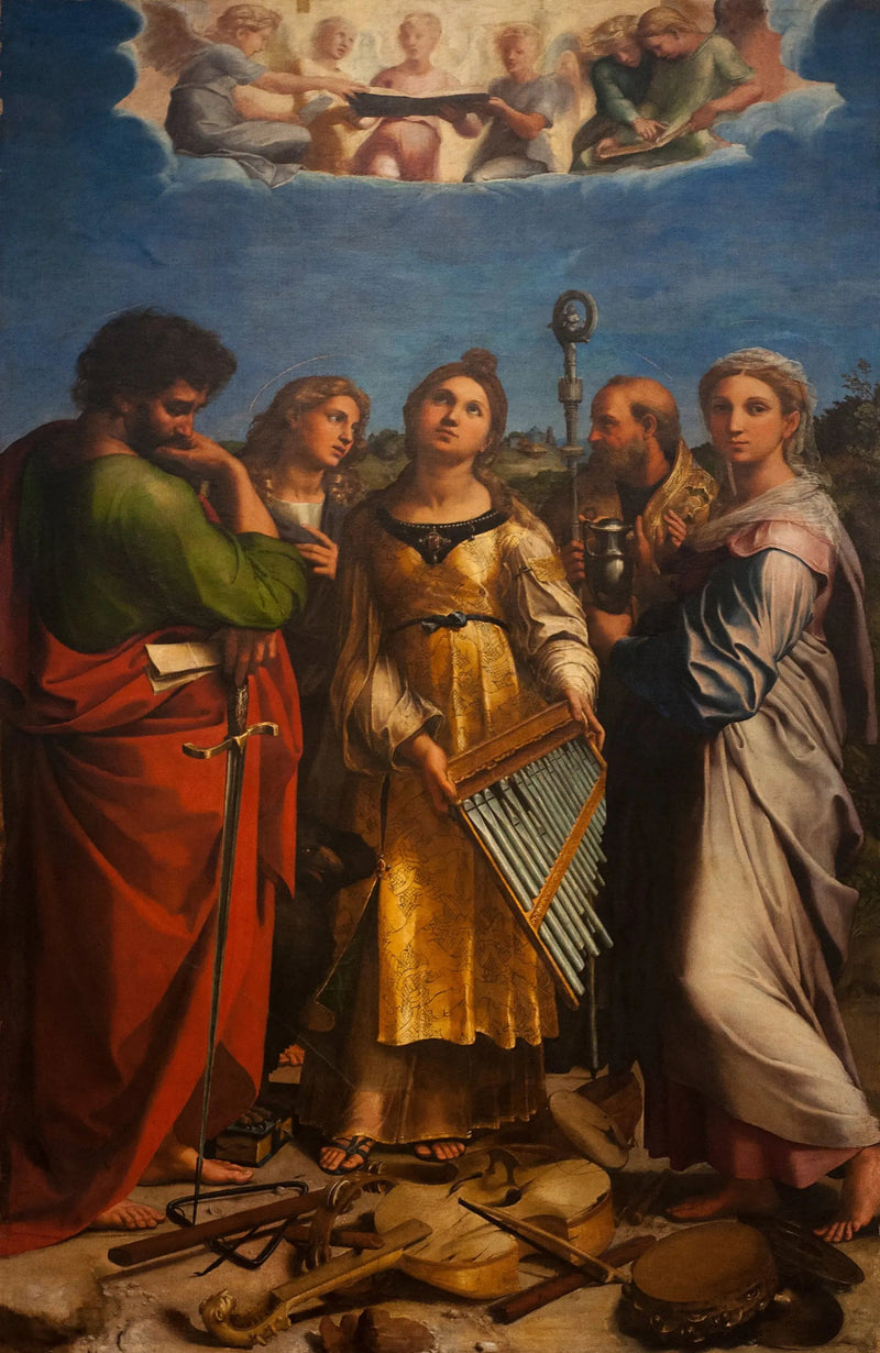 L'Estasi di santa Cecilia - Raffaello Sanzio
