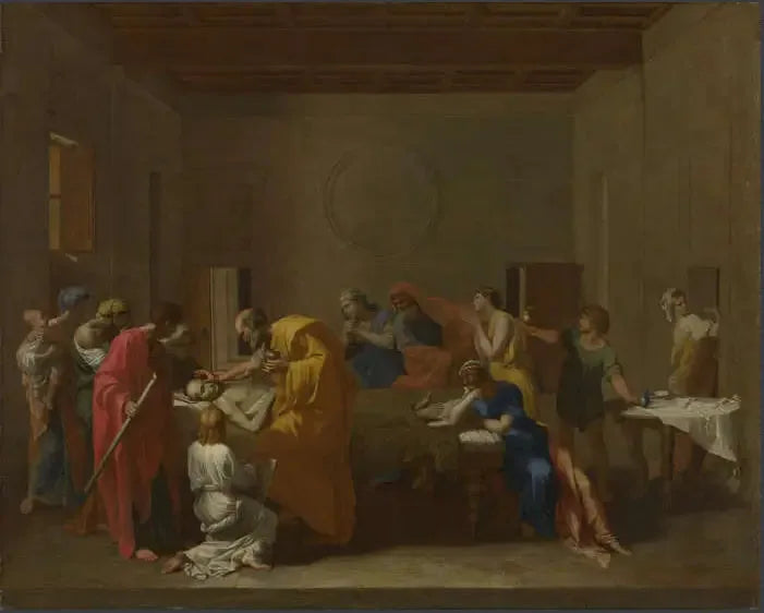 L'Extrême-Onction - Nicolas Poussin