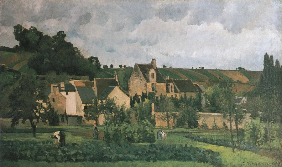 L'Ermitage a Pontoise - Camille Pissarro