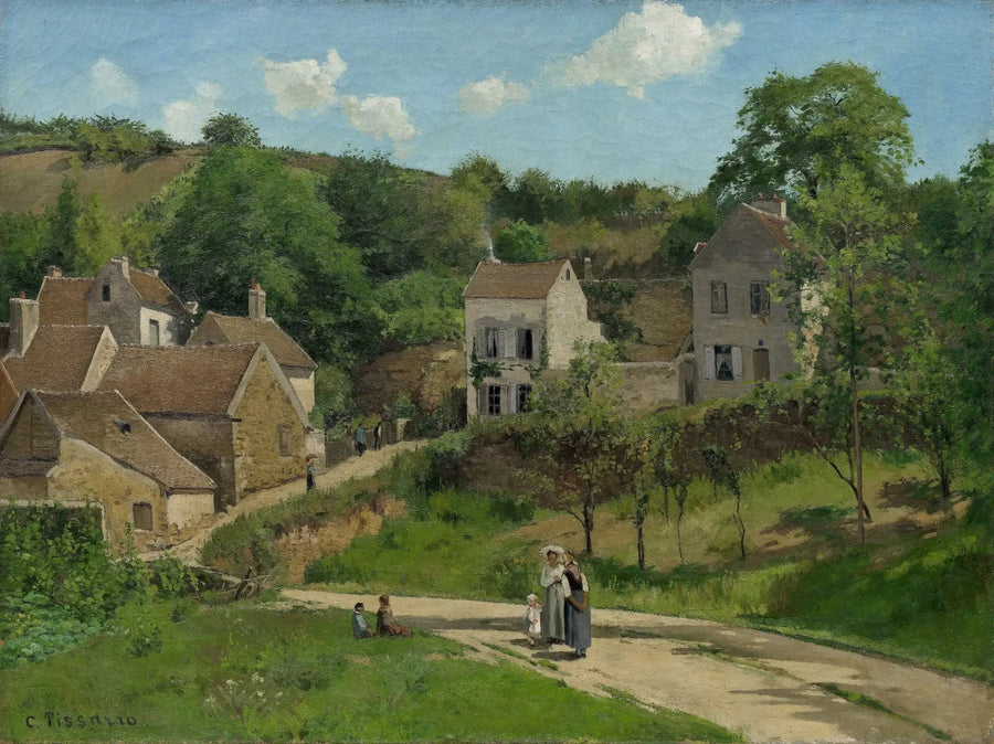 L'Hermitage a Pontoise, Le colline dell'Hermitage, Pontoise - Camille Pissarro