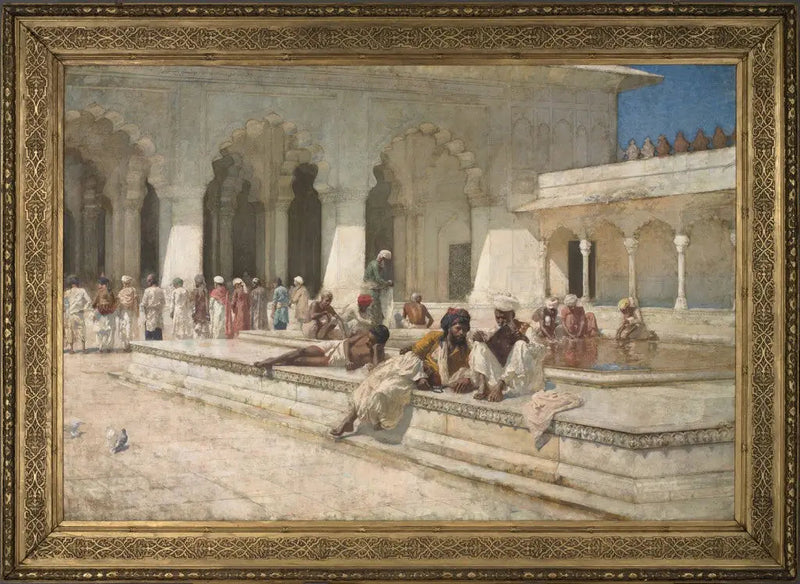 L'ora della preghiera alla moschea della Perla, Agra - Edwin Lord Weeks
