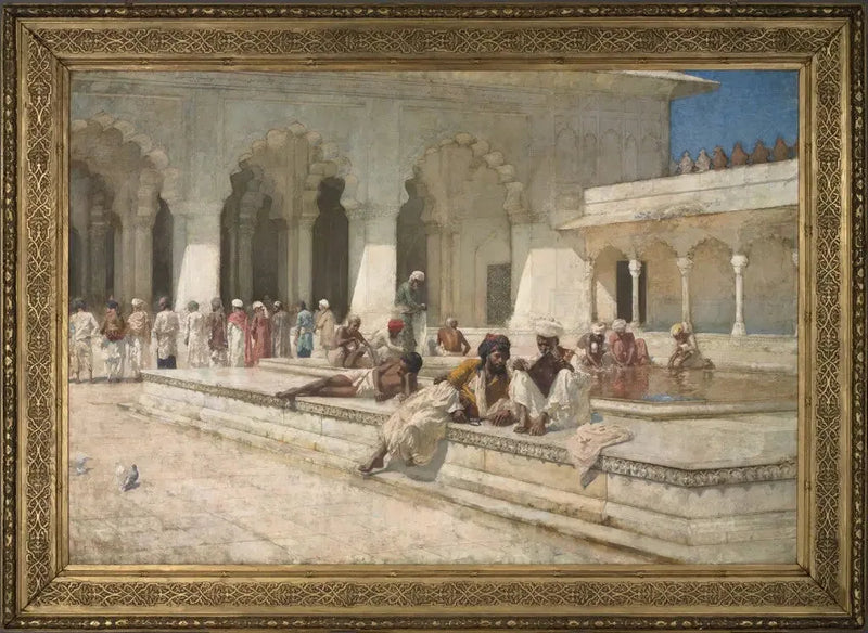 L'ora della preghiera alla moschea della Perla, Agra - Edwin Lord Weeks
