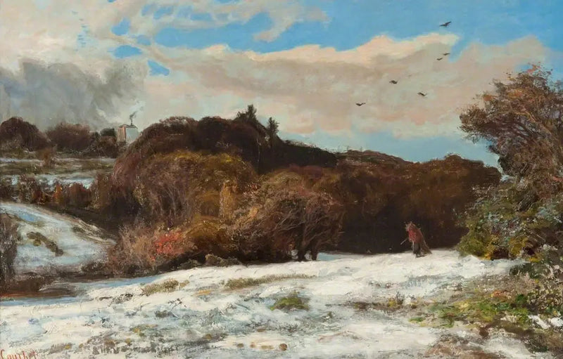 L'inverno a Ornans - Gustave Courbet