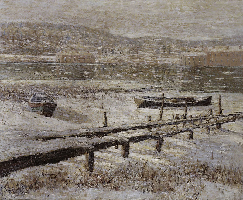 Inverno sul fiume - Ernest Lawson