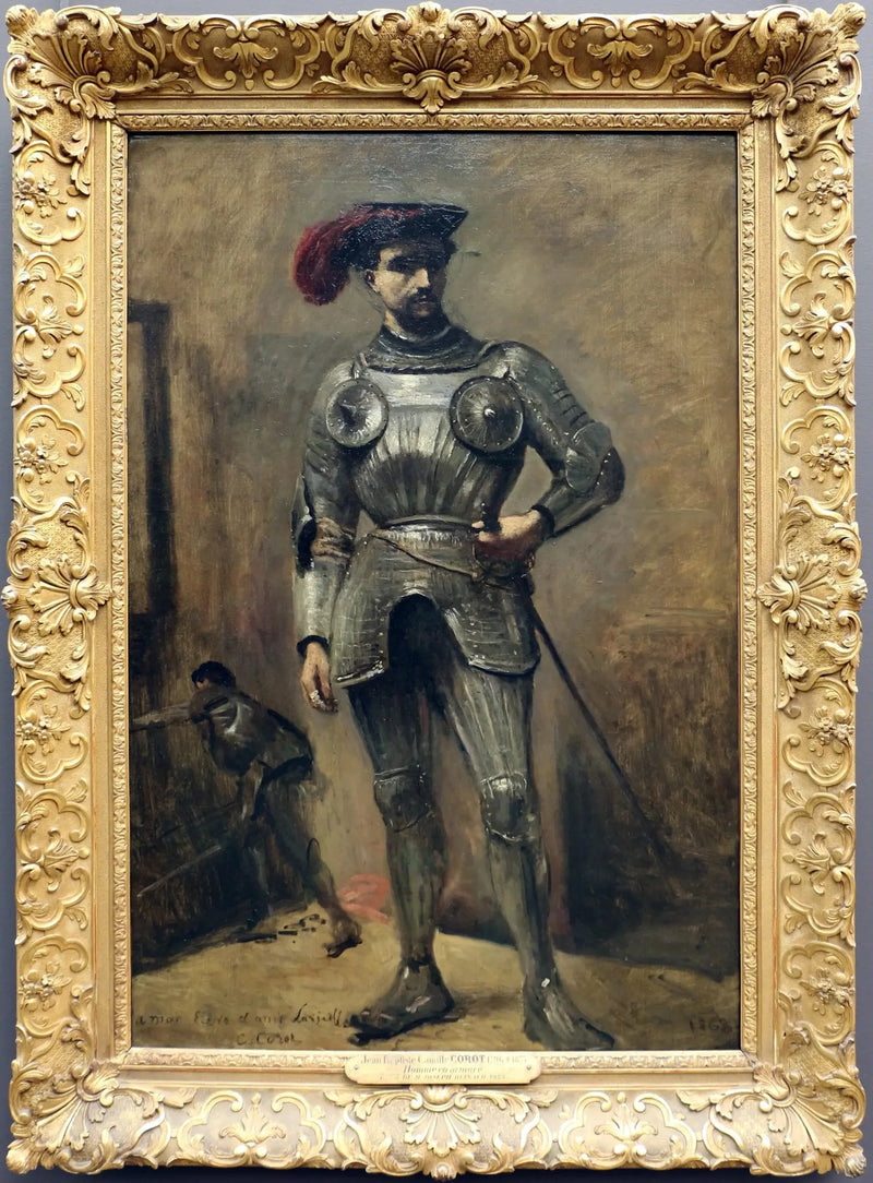 L'Uomo con l'armatura - Jean-Baptiste Camille Corot