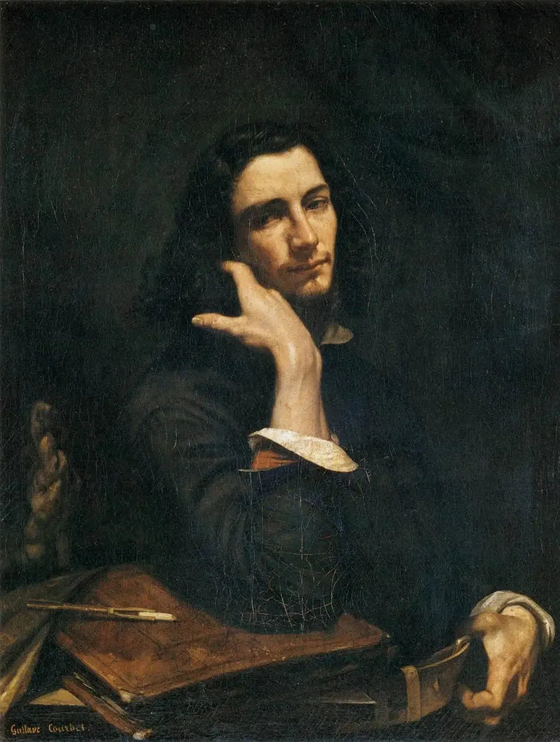 L'Uomo con la cintura di cuoio. Ritratto dell'artista - Gustave Courbet