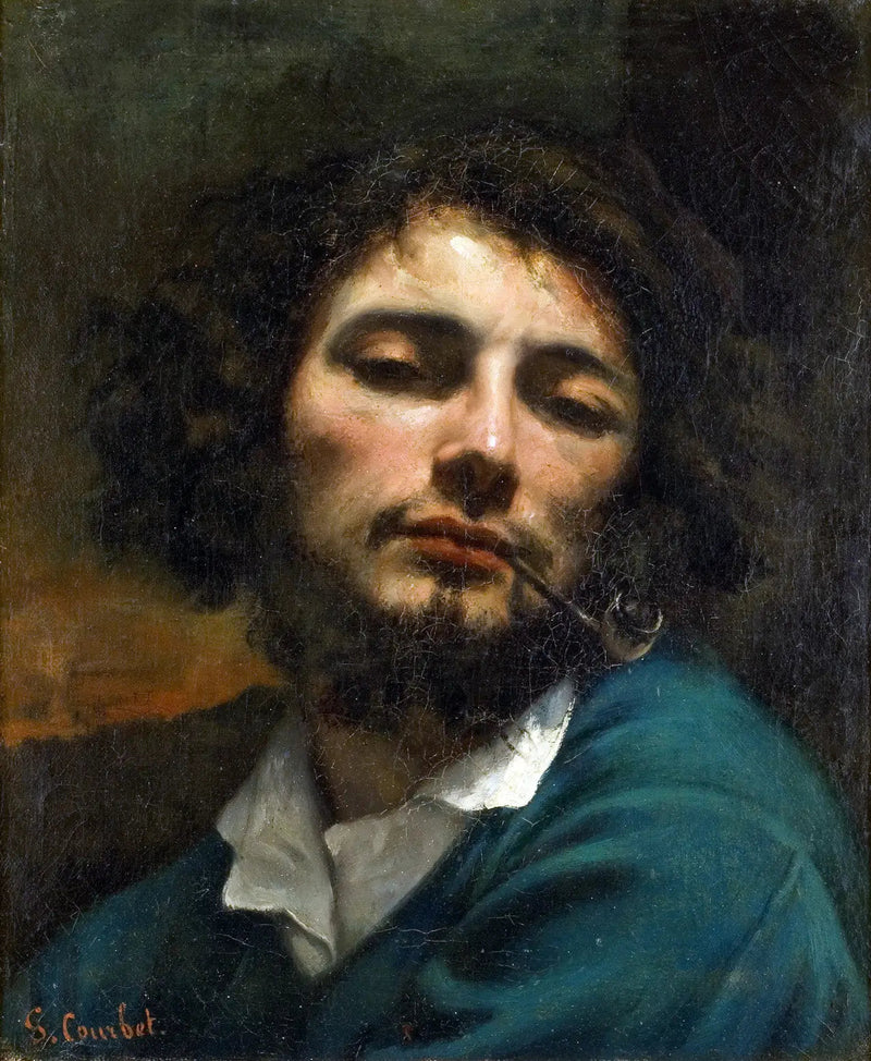 L'Uomo con la pipa - Gustave Courbet