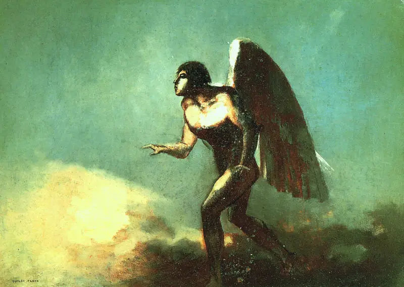 L'Uomo alato - Odilon Redon