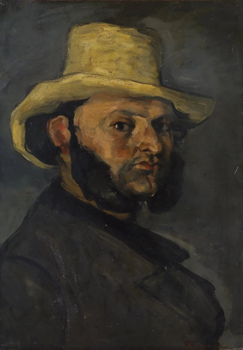 L'Uomo con il cappello di paglia - Paul Cézanne