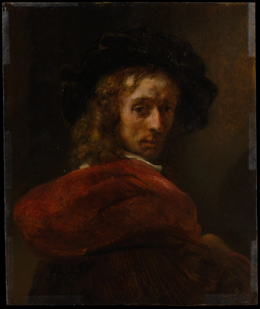L'uomo con il mantello rosso - Rembrandt