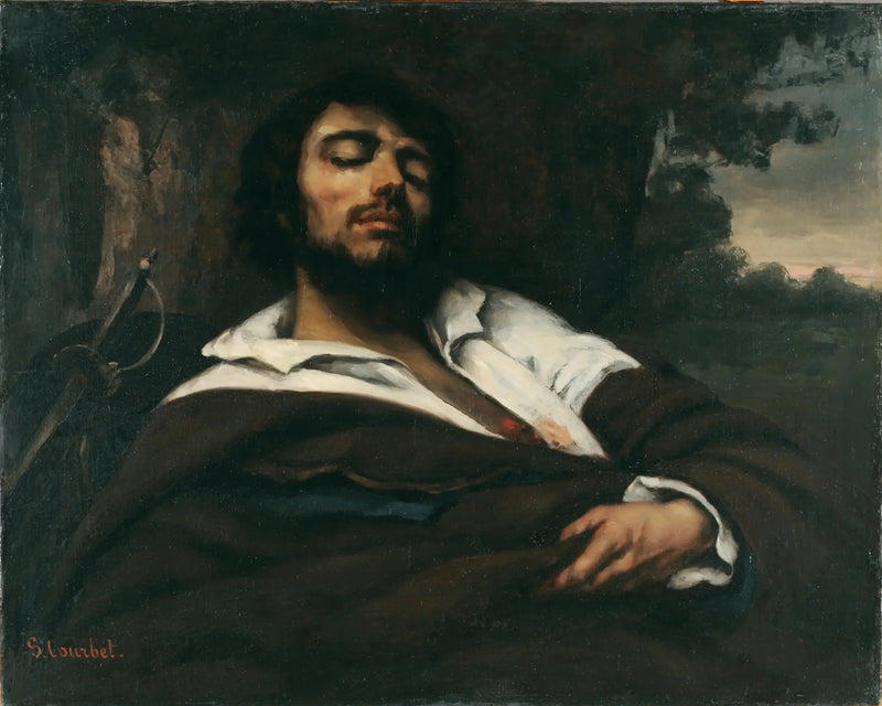 L'uomo ferito - Gustave Courbet
