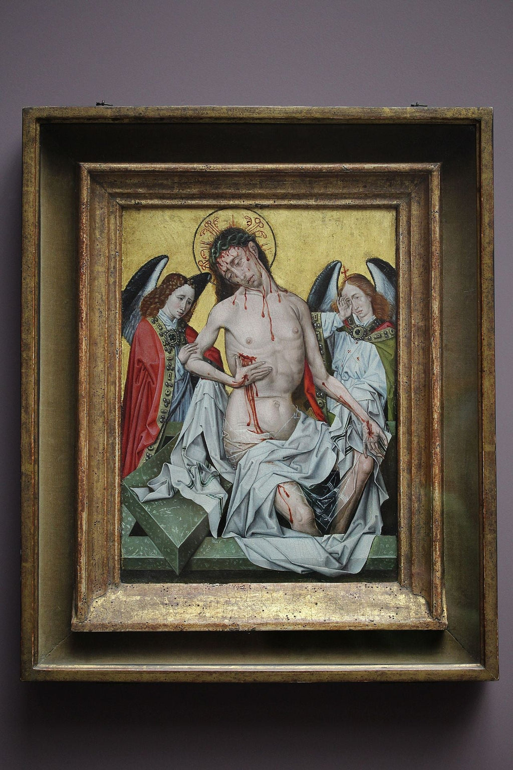 L'Homme de douleurs - Robert Campin image 2 reproduction de peinture à l’huile