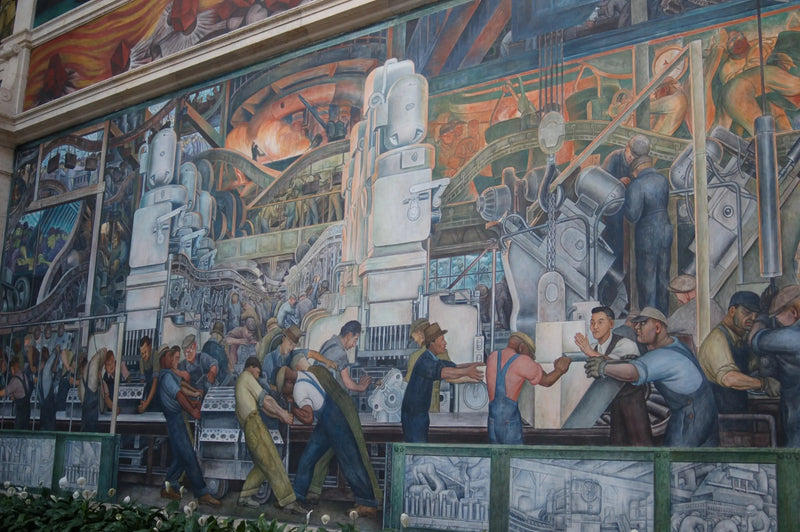 L'uomo e la macchina - Diego Rivera