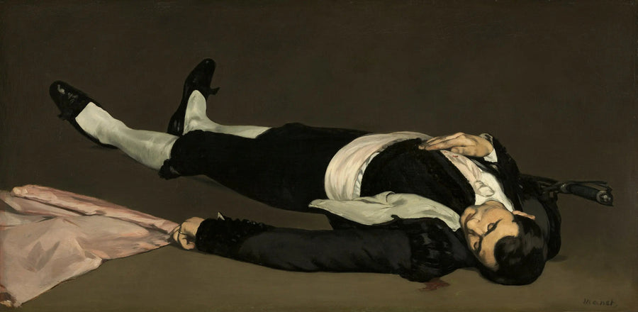 L'Uomo morto - Édouard Manet