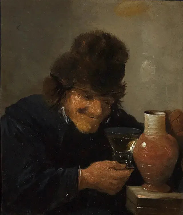 L'uomo che beve - David Teniers il Giovane