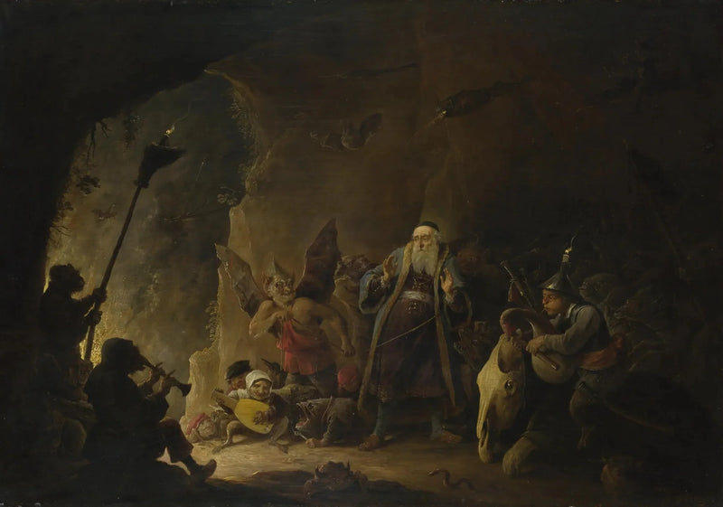 L'uomo ricco conduce all'inferno - David Teniers il Giovane