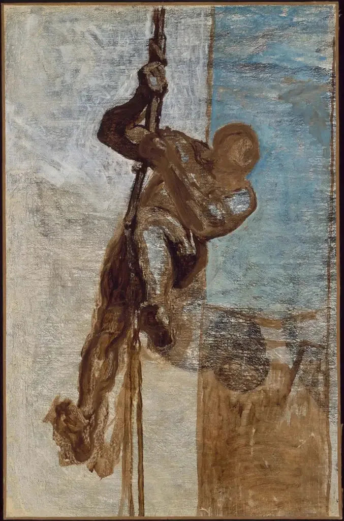 L'uomo su una corda - Honoré Daumier