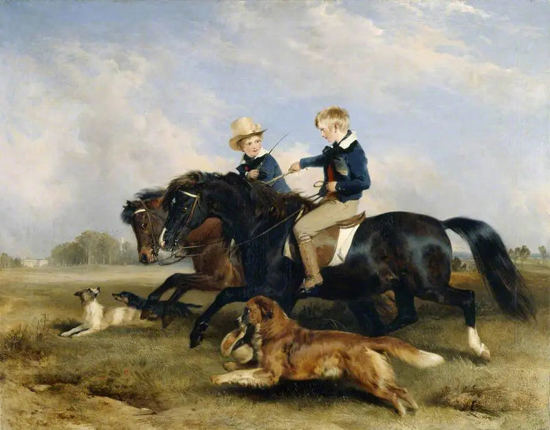L'honorable E. S. Russell e suo fratello - Edwin Henry Landseer