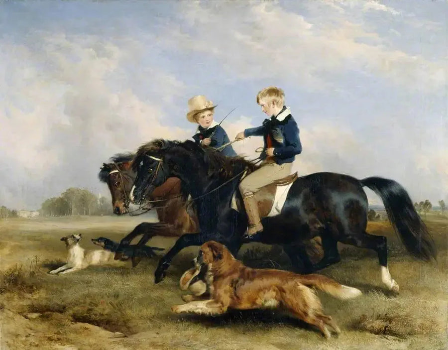 L'honorable E. S. Russell e suo fratello - Edwin Henry Landseer