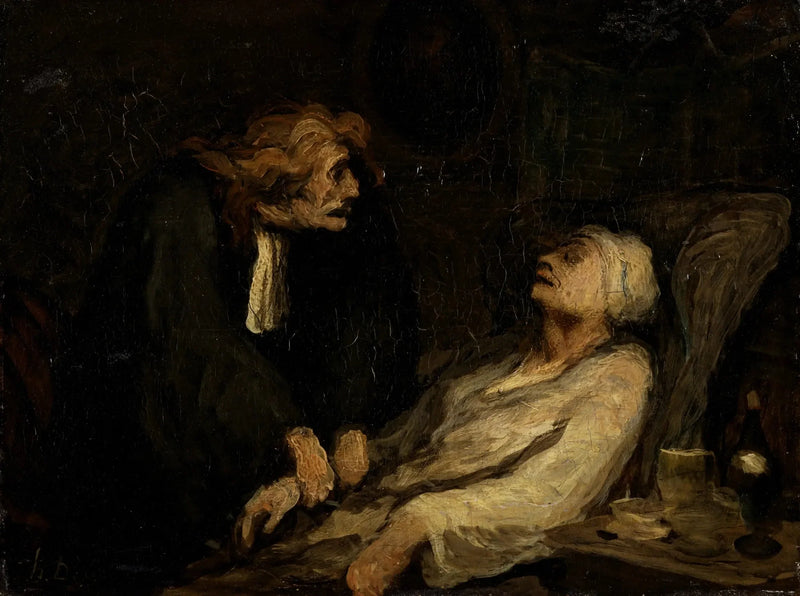 L'ipocondriaco (Il malato immaginario) - Honoré Daumier