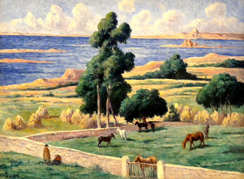L'isola di legno, Kermouster, Lézardrieux - Maximilien Luce