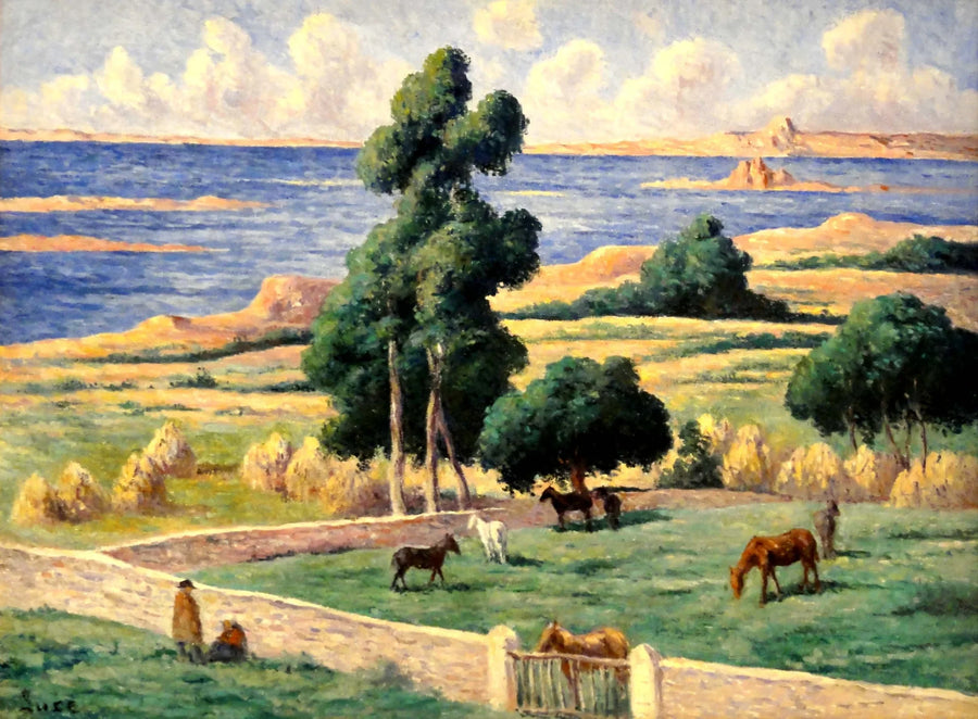 L'isola di legno, Kermouster, Lézardrieux - Maximilien Luce
