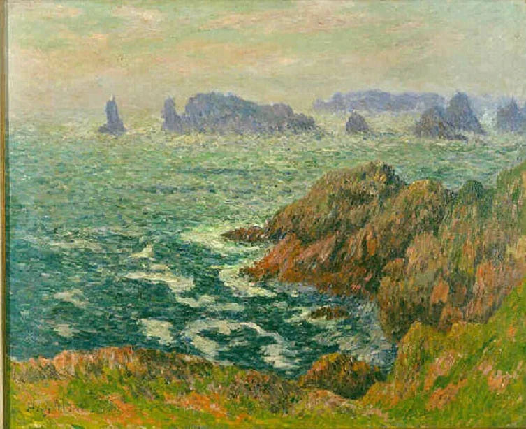 L'isola di Ouessant, la chaussée Keller - Henry Moret