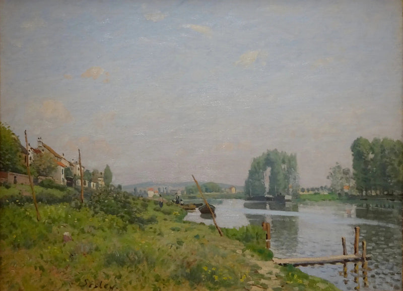 L'Isola di Saint-Denis - Alfred Sisley