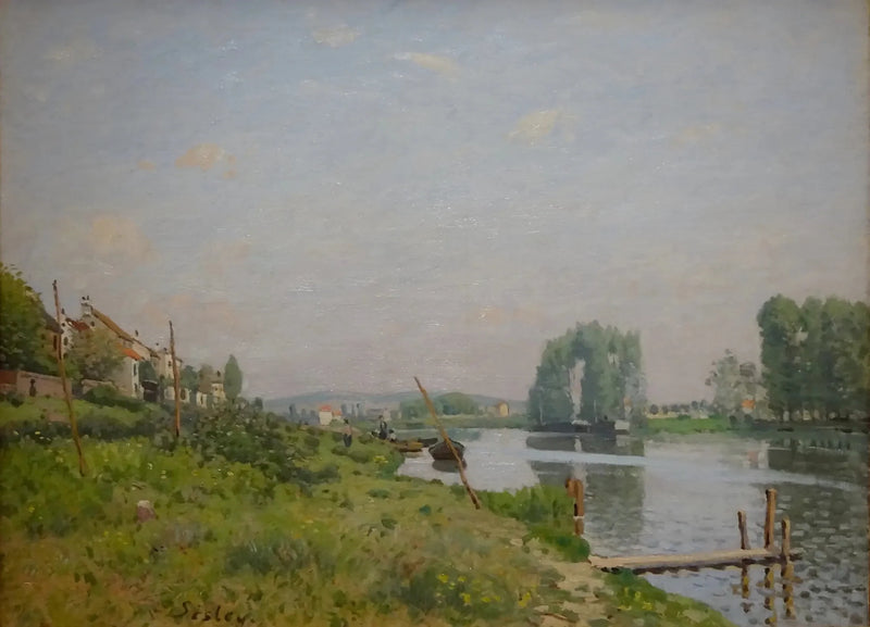 L'Isola di Saint-Denis - Alfred Sisley