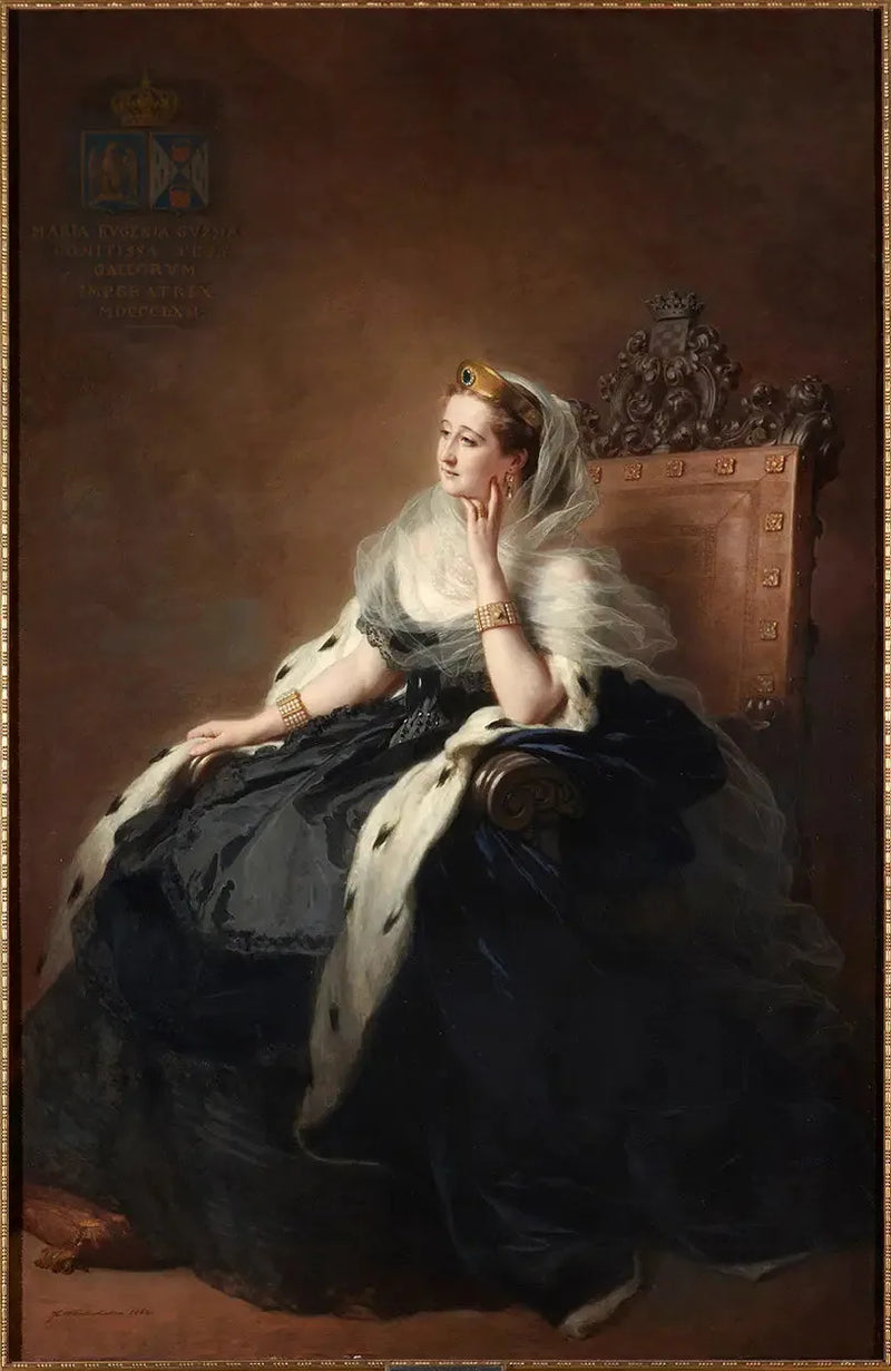 L'imperatrice Eugenia in abito di corte - Franz Xaver Winterhalter