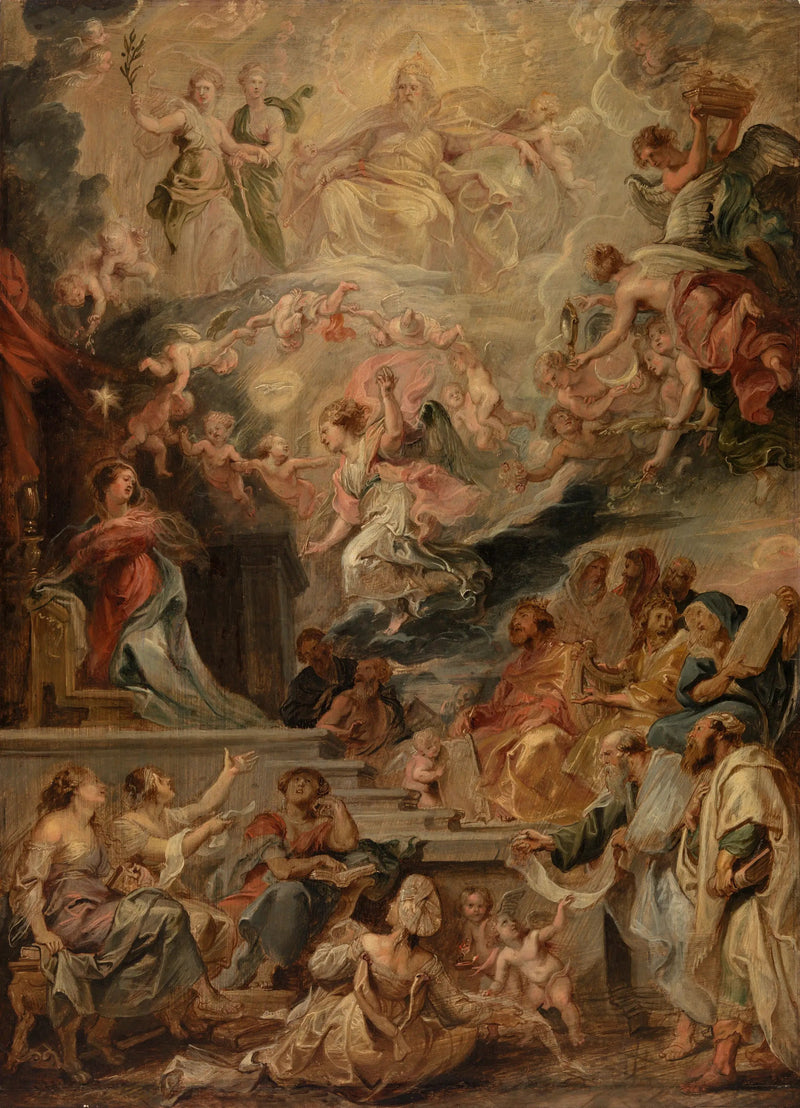 L'Incarnazione come compimento di tutte le profezie - Peter Paul Rubens