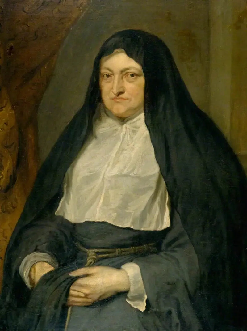 L'infanta Isabelle Claire Eugénie (1566–1633), arciduchessa d'Austria e reggente dei Paesi Bassi - Antoine van Dyck