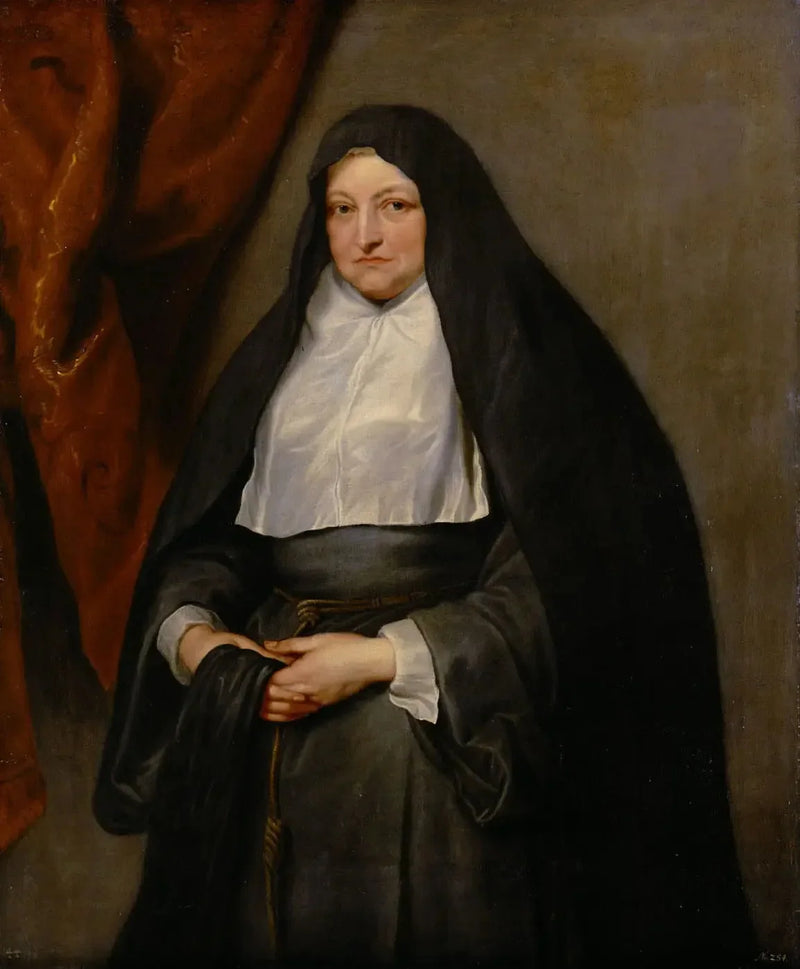 L'infante Isabella Clara Eugenia d'Austria in religiosa - Antoine van Dyck