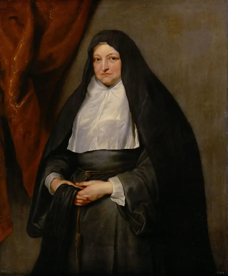 L'infante Isabella Clara Eugenia d'Austria in religiosa - Antoine van Dyck