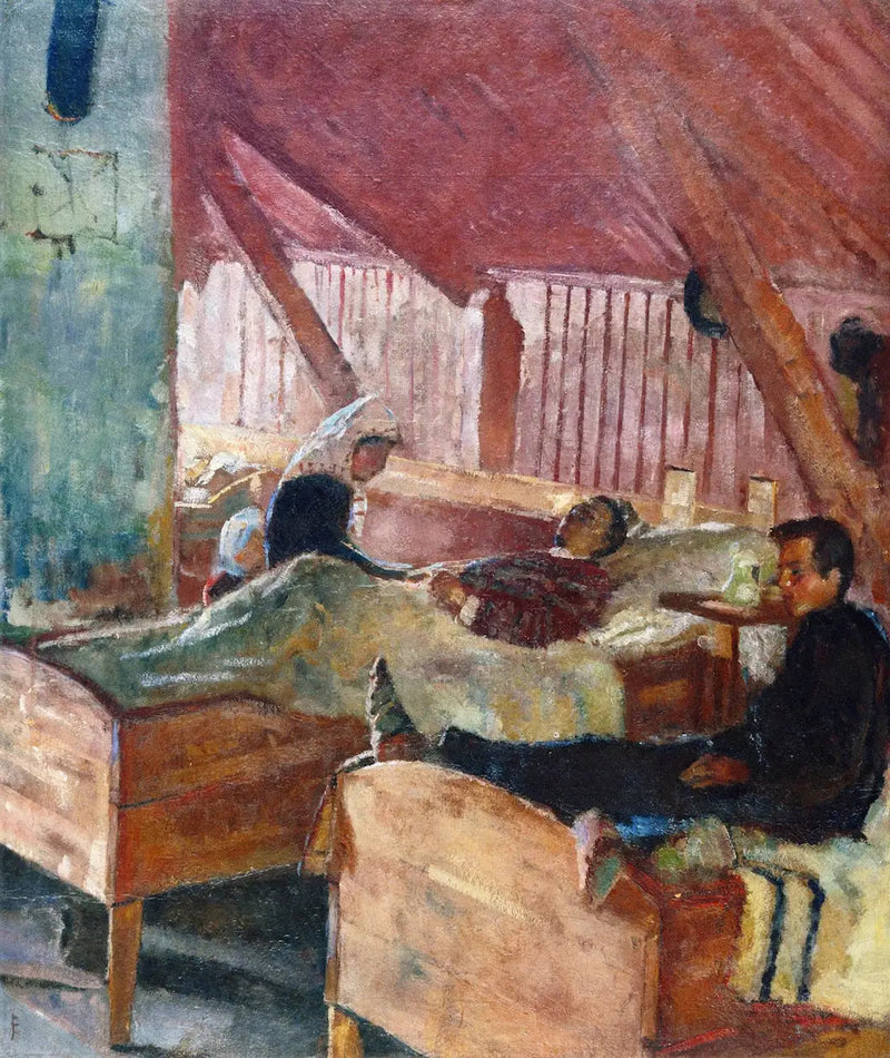 L'Infermeria a Helgelandsmoen - Edvard Munch