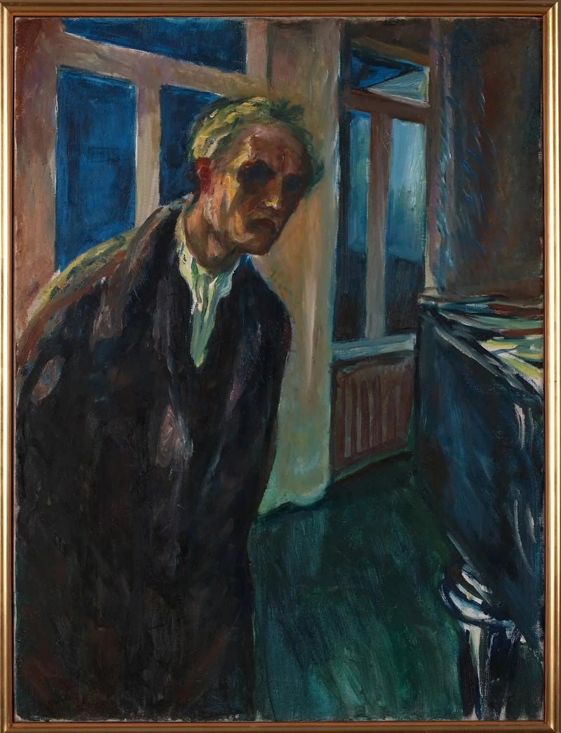 L'Insonne (autoritratto) - Edvard Munch