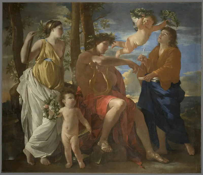 L'ispirazione del poeta - Nicolas Poussin