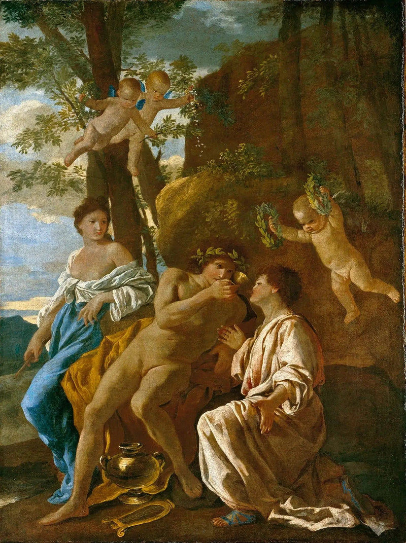 L'ispirazione del poeta - Nicolas Poussin