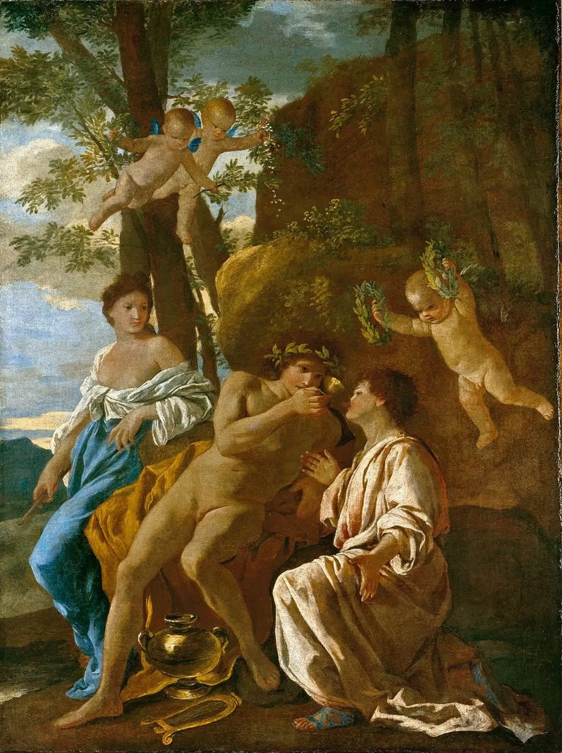 L'ispirazione del poeta - Nicolas Poussin
