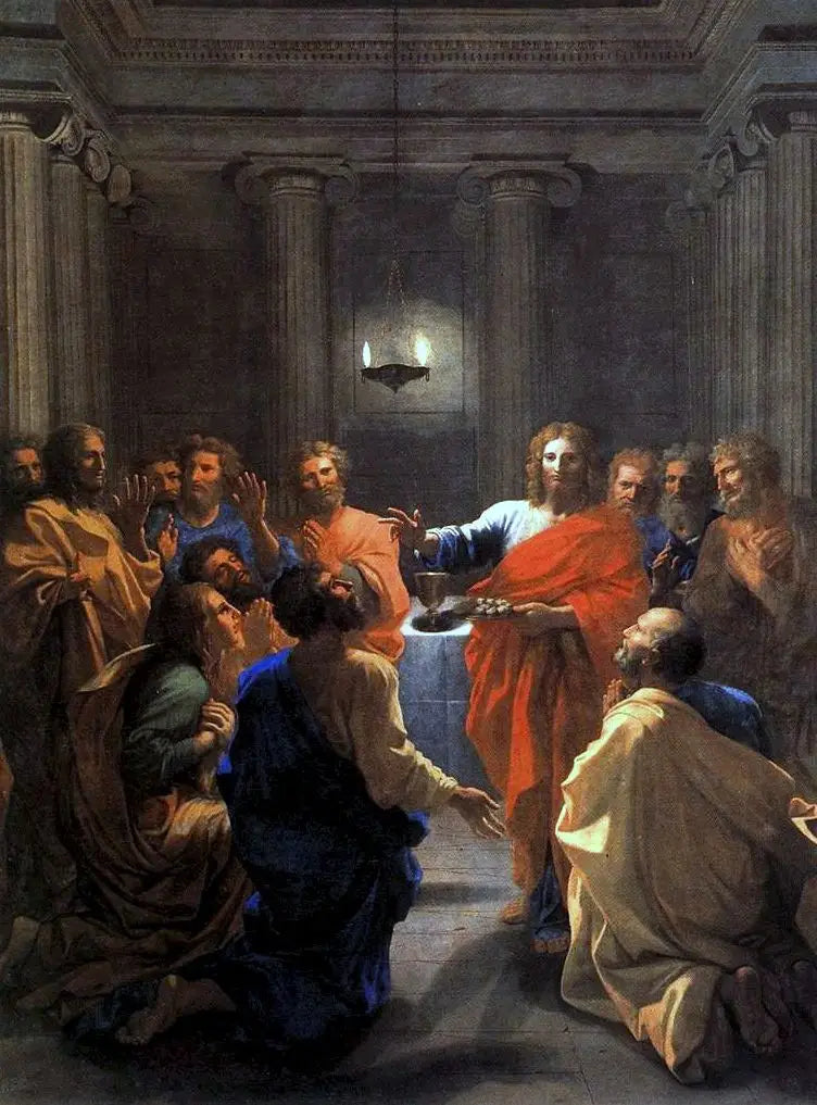 L'Institution de l'Eucaristia - Nicolas Poussin