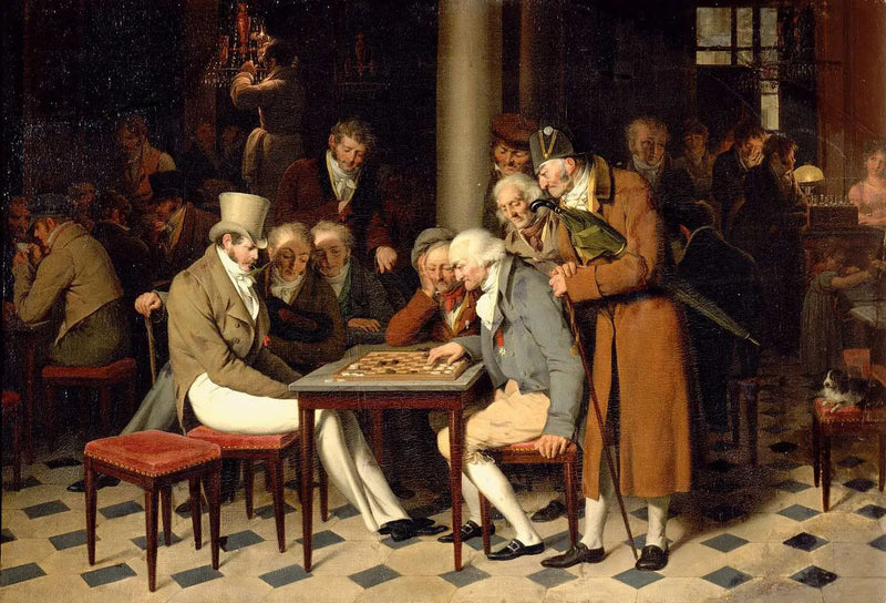 L’interno di un caffè - Louis-Léopold Boilly