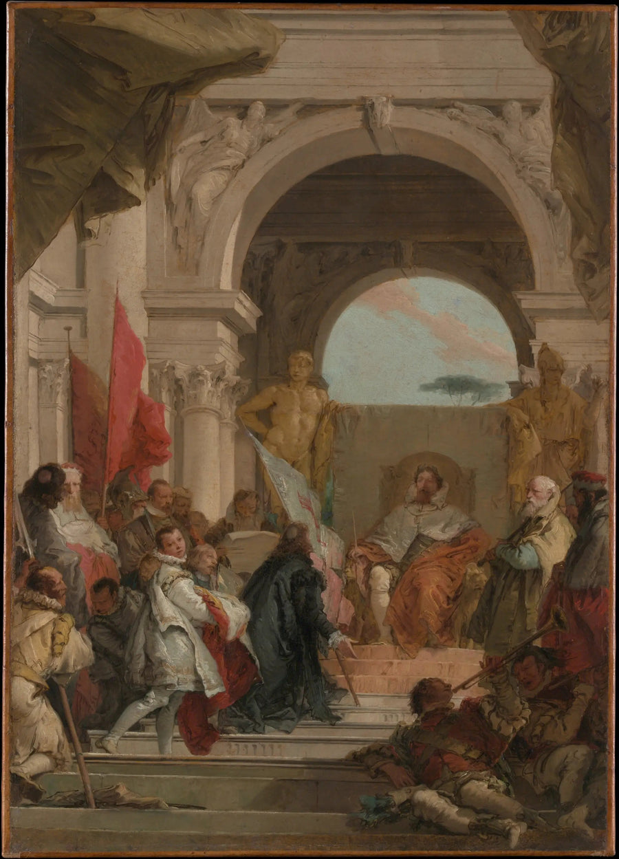 L'investitura dell'arcivescovo Harold come duca di Franconia - Giovanni Battista Tiepolo