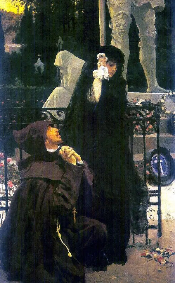 L'Invité de pierre. Don Juan e Doña Ana - Ilya Repin